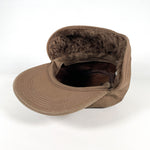 Vintage 90's UPS Fur Lined Winter Delivery Driver Hat
