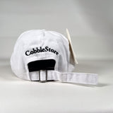 Vintage 90's CobbleStore Richmond White Headshots Dad Hat