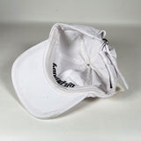 Vintage 90's CobbleStore Richmond White Headshots Dad Hat