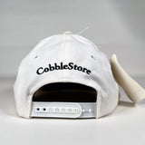 Vintage 90's CobbleStore Richmond White Sportsman Hat