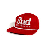 Vintage 90's Bud King of Beers Rope Hat