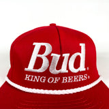 Vintage 90's Bud King of Beers Rope Hat