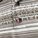 Vintage 90’s Raw Rags USA Made Striped Knit Polo Shirt