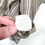 Vintage 90’s Raw Rags USA Made Striped Knit Polo Shirt