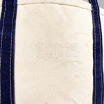 Vintage Y2K LL Bean Navy Blue Straps Boat and Tote Bag