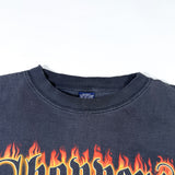 Vintage Y2K Choppers Dragon Flames Long Sleeve Biker T-Shirt