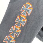 Vintage Y2K Choppers Dragon Flames Long Sleeve Biker T-Shirt