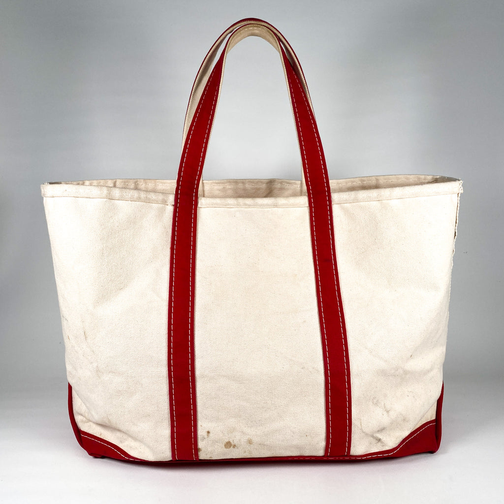 Vintage Y2K LL Bean Red Straps XL Boat and Tote Bag – CobbleStore
