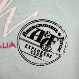 Vintage 1986 Abercrombie & Fitch Explorers Club Perth Crewneck Sweatshirt