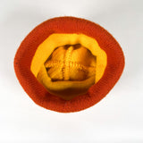 Vintage 70's Road Sign Slippery When Wet Knit Pom Beanie