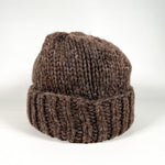 Vintage 90's Wool Hand Knit Thick Cuff Beanie