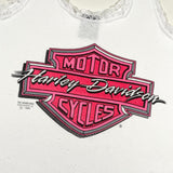 Vintage 1990 Harley Davidson 3D Emblem Tank Top T-Shirt