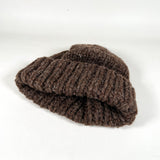 Vintage 90's Wool Hand Knit Thick Cuff Beanie