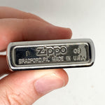 Modern 2008 Zippo Brushed Chrome Blank Lighter