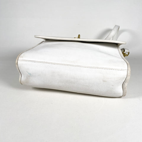 Vintage 90's Coach 9870 Court Bone White Bag Purse – CobbleStore Vintage