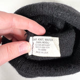 Vintage 90's US Military 100% Wool Watch Cap USA Made Beanie