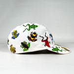 Vintage 90's Dan Gilbert Frog AOP Print Cycling Hat