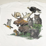 Vintage 1989 Earth's Treasures Wildlife Animal T-Shirt