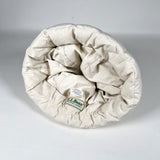 Vintage 90's L.L. Bean Goose Down Puffer Hat Off-White Beanie