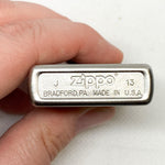 Modern 2013 Zippo Brushed Steel Lighter