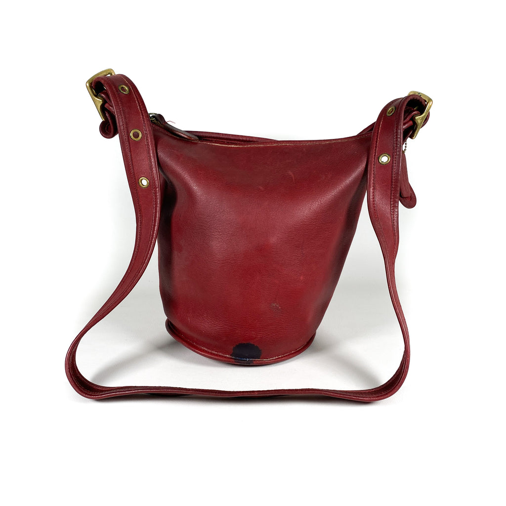 Signature sufflette patent leather crossbody bag Coach Red in Patent  leather - 38660408