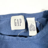 Vintage 90’s GAP Blue Cotton Knit Sweater Vest