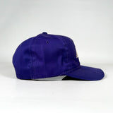 Vintage 90’s Los Angeles Lakers Plain Logo Purple NBA Snapback Hat