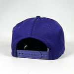 Vintage 90’s Los Angeles Lakers Plain Logo Purple NBA Snapback Hat