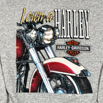 Vintage 90's I Own a Harley 3D Emblem Crewneck Sweatshirt