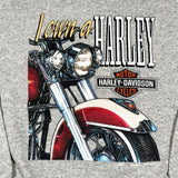 Vintage 90's I Own a Harley 3D Emblem Crewneck Sweatshirt