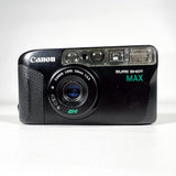 Vintage 1991 Canon Sure Shot Max Point & Shoot 35mm Film Camera