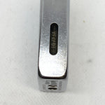Modern 2007 Zippo BLU Satin Chrome Wave Lid Butane Lighter