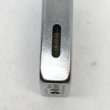 Modern 2007 Zippo BLU Satin Chrome Wave Lid Butane Lighter