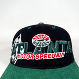 Vintage 90's Atlanta Motor Speedway Racing Logo Strapback Hat