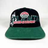 Vintage 90's Atlanta Motor Speedway Racing Logo Strapback Hat
