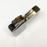 Modern 2007 Zippo BLU Satin Chrome Wave Lid Butane Lighter