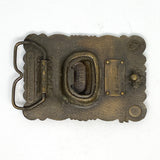 Vintage 1976 Coca-Cola 75th Anniversary Bergamot Brass Belt Buckle