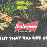 Vintage 1998 Budweiser Chameleon Lizard Beer T-Shirt