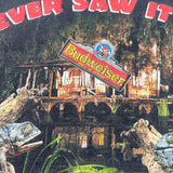 Vintage 1998 Budweiser Chameleon Lizard Beer T-Shirt