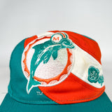 Vintage 90's Miami Dolphins Swirl Logo Snapback Hat
