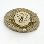 Vintage 70's Bourbon Street New Orleans Jazz Belt Buckle