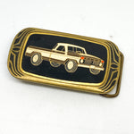 Vintage 1983 Ford Pickup Truck Brass Belt Buckle