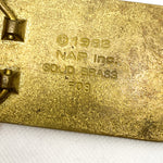 Vintage 1983 Ford Pickup Truck Brass Belt Buckle