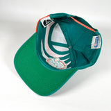 Vintage 90's Miami Dolphins Swirl Logo Snapback Hat