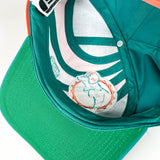 Vintage 90's Miami Dolphins Swirl Logo Snapback Hat