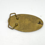 Vintage 1979 Ford Logo Brass Belt Buckle