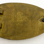 Vintage 1979 Ford Logo Brass Belt Buckle