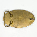 Vintage 1979 Ford Logo Brass Belt Buckle