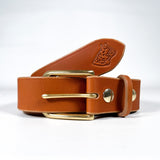 CobbleStore x Laszlo's Bright Yellow Latigo Leather Belt