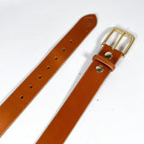 CobbleStore x Laszlo's Bright Yellow Latigo Leather Belt